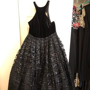 Black Ellie Wilde gown